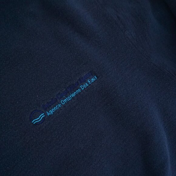 Vintage '90S Non-Fiction Navy 100% Cotton Crew Neck Sweater S - Picture 8 of 9